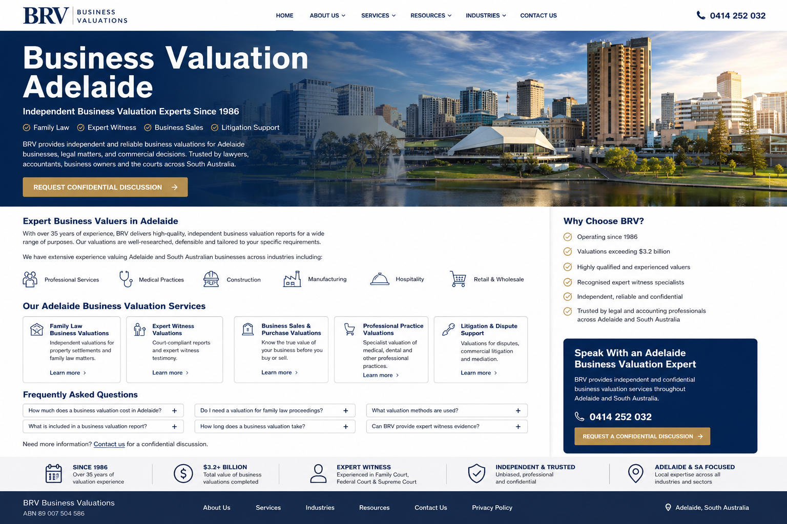Adelaide Business Valuations