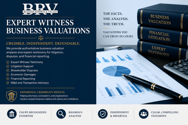 Expert Witness Business Valuations